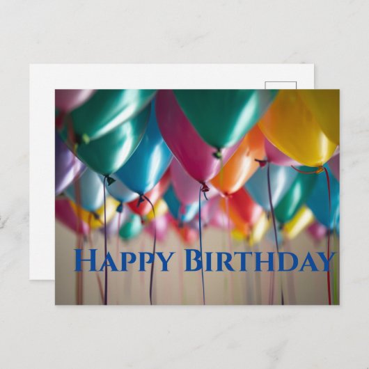 Carte postale Joyeux anniversaire spécial (Devant / Derrière)