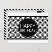 Carte Postale joyeux anniversaire (studioSquares) (Devant / Derrière)