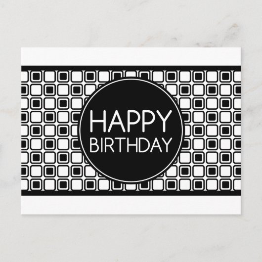 Carte Postale joyeux anniversaire (studioSquares) (Devant)