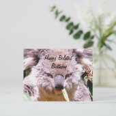 Carte Postale Joyeux anniversaire tardif_ (Debout devant)