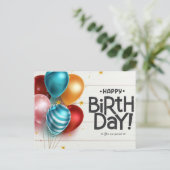 Carte Postale Joyeux Anniversaire ! Vous êtes spécial ! (Debout devant)