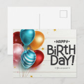 Carte Postale Joyeux Anniversaire ! Vous êtes spécial ! (Devant / Derrière)