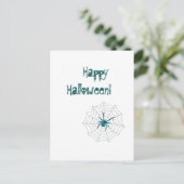 Carte Postale Joyeux Araignée d'Halloween ! (Debout devant)