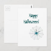 Carte Postale Joyeux Araignée d'Halloween ! (Devant / Derrière)