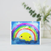 Carte Postale Joyeux arc-en-ciel (Debout devant)