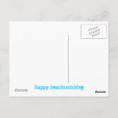 Carte Postale joyeux beachcombing (Dos)