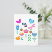 Carte Postale Joyeux Bee Garden (Debout devant)