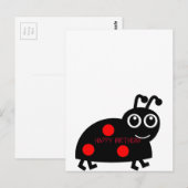 Carte Postale Joyeux Beetle d'anniversaire (Devant / Derrière)