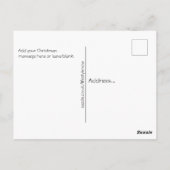 Carte postale - Joyeux cadeau de Noël (Dos)