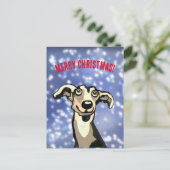 Carte postale Joyeux cadeau de Noël (Debout devant)