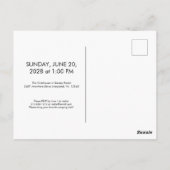 Carte Postale Joyeux Camper Rustic Mountains Aquarelle Anniversa (Dos)