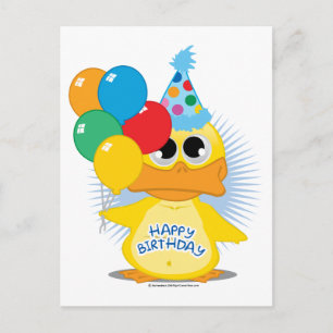 Carte Postale Joyeux canard d'anniversaire