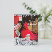 Carte Postale Joyeux Cardinal de Noël (Debout devant)