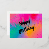 Carte postale Joyeux Carnival Splatter (Recto/Verso)