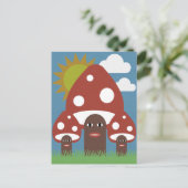 Carte Postale Joyeux Champignons (Debout devant)