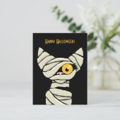 Carte Postale Joyeux chat maman d'Halloween (Debout devant)