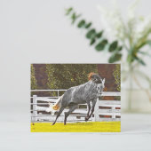 Carte Postale Joyeux Cheval de fuite (Debout devant)