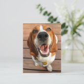 Carte Postale Joyeux chien (Debout devant)