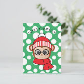 Carte Postale Joyeux Chimpmas (Debout devant)