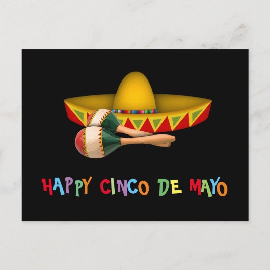 Carte Postale Joyeux Cinco de Mayo (Devant)