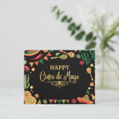 Carte Postale Joyeux Cinco De Mayo (Debout devant)