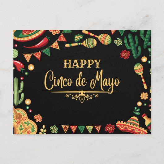 Carte Postale Joyeux Cinco De Mayo (Devant)