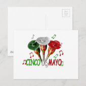Carte Postale Joyeux Cinco de Mayo (Devant / Derrière)