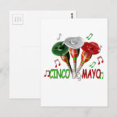 Carte Postale Joyeux Cinco de Mayo (Devant / Derrière)