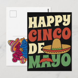 Carte Postale joyeux-cinco-de-mayo-festival-mexicain-cinco-de-ma