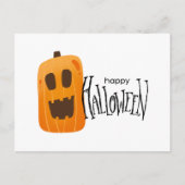 Carte Postale Joyeux Citrouille Éffrayant Halloween (Devant)