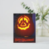 Carte Postale Joyeux citrouille Halloween (Debout devant)