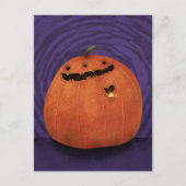 Carte Postale Joyeux Citrouille Halloween Jack-o'-lantern (Devant)