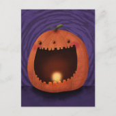 Carte Postale Joyeux Citrouille Halloween Jack-o'-lantern (Devant)