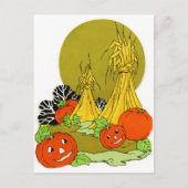 Carte Postale Joyeux Citrouilles d'automne (Devant)