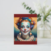Carte Postale joyeux clown (Debout devant)