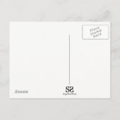 Carte Postale Joyeux coeur de papier 3D de la Fête des Mères (Dos)