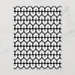 Carte Postale Joyeux Coeur du visage