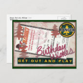 Carte Postale Joyeux Collage d'anniversaire (Devant / Derrière)