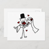 Carte Postale Joyeux couple (Devant / Derrière)