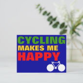 Carte Postale joyeux cycliste (Debout devant)