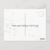 Carte postale Joyeux danseurs de Noël (Dos)