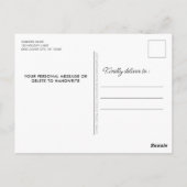 Carte Postale Joyeux de façon péjorative moderne Customisé anima (Dos)