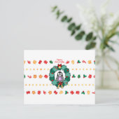 Carte postale Joyeux de pingouin Noël (Debout devant)
