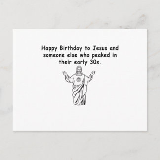 Carte Postale Joyeux Décembre Anniversaire 30 quelque chose