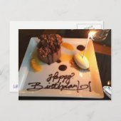 Carte Postale Joyeux dessert d'anniversaire (Devant / Derrière)