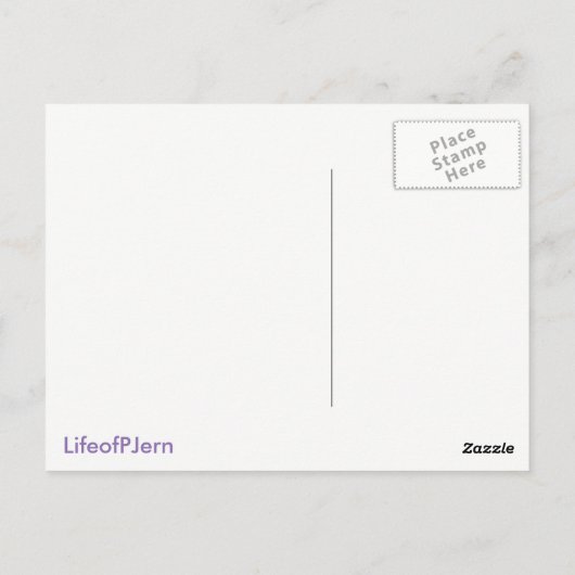 Carte Postale Joyeux dessert d'anniversaire (Dos)