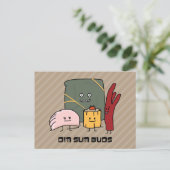 Carte Postale Joyeux Dim Sum Buds (Debout devant)