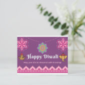 Carte Postale Joyeux diwali (Debout devant)