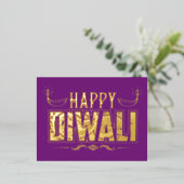 Carte postale Joyeux Diwali (Debout devant)