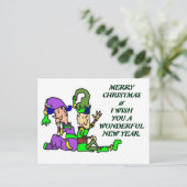 Carte Postale Joyeux elfe 1 (Debout devant)